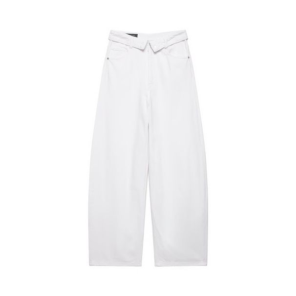 Women's Clothing Women's Ripped Mid Waist Jeans Summer Fashion Rolled Up Style_ecoleips.com