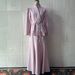 Women's Autumn Blazer And High-Waist Skirt Set | Tweed Office Suit Two-Piece For Business Casual_ecoleips.com