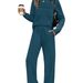 2026 Autumn Women's Set: Long-Sleeved Round-Collared Top, Casual Loose-Fitting Waist Pants, Wide-Leg Pants_ecoleips.com