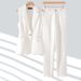 "Women's Slim Fit Khaki Suit Vest Set – Professional Two-Piece Blazer & Pants For Office & Formal Occasions"_ecoleips.com