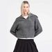 Women's Oversized Zip-Up Knit Cardigan Shawl Collar Long Sleeve Casual Fall Winter Coat Soft Rayon Blend Loose Fit Layering Piece_ecoleips.com