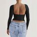 Women's Clothing Women's Elegant Slim Fit Knitted Top Round Neck Long Sleeve Autumn/Winter Y2K Long Sleeve For Formal & Casual_ecoleips.com