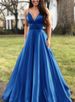 Women's Clothing Sexy V Neck Dress Suspenders Solid Color Sleeveless Fashion Evening Dress_ecoleips.com