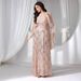 European American Foreign Trade Cross-border Wholesale Elegant Long Gown For Banquets, Exuding Cool And Powerful Aura Of_ecoleips.com