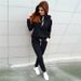 New Women's Fleece Tracksuit Set 2024 Comfortable Warm Sportswear for Women Direct Factory Sales_ecoleips.com