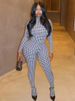 Weird Puss Sexy Foot Jumpsuit Women Snake Print Autumn Trend O-Neck Full Sleeve Stretch Skinny Street Clubwear Zip Slim Overalls_ecoleips.com