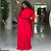 Women's Clothing Spring And Summer New Round Neck Irregular Lantern Sleeve Top Beaded Wide Leg Pants Suit_ecoleips.com