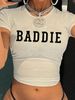 Women's Clothing Navel T Printed Short Sleeves_ecoleips.com