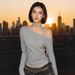 Women's Slimming Off-Shoulder Long Sleeve T-Shirt Trendy Retro Design Base Layer Top For Hot Girls Sexy Trendy Top_ecoleips.com