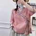 Summer Ethnic-Style Retro T-Shirt With A Slanted Front Design, Embroidered In Traditional Chinese Motifs; Made Of Cotton_ecoleips.com