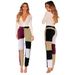 Women's Clothing Beggar Patchwork Fashion Denim High Elastic Women's Jeans_ecoleips.com