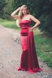 Elegant One-Shoulder Mermaid Evening Dress for Women for Parties Prom And Special Occasions_ecoleips.com