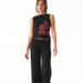 Women's Slim Fit Floral Print Vest Sleeveless round Neck Pullover T-Shirt European American Style Hot Girl Clothing_ecoleips.com