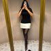 Talenza Elegant Contrast Color Mini Dress Women's Sexy High Neck Short Sleeve Hip Patchwork Dress Party Club Y2k Slim Mini Dress_ecoleips.com