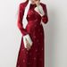 2026 Spring New Women's With Elegant Design, Fashionable French Style, Turn-down Collar, Long Sleeve, European And_ecoleips.com