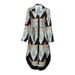 European And American Women's Clothing New Temperament Printed Strappy Shirt Mid Length_ecoleips.com
