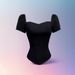 Aria Basics Aria Basics European And American Street Style French Short Sleeve Fishbone Waist Cincher Chest Pad Tube Off-Shoulder Slim Fit Vest_ecoleips.com