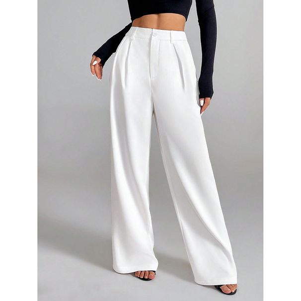 Independent Station European And American Foreign Trade Cross-Border 2024 Women's Draped High-Waisted Wide-Leg_ecoleips.com