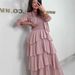 Women's Clothing Elegant Long Skirt Cake Skirt Tube Top Skirt With Shirt Jacket Two Pieces_ecoleips.com