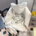 Men Women Hooded Casual Sweatshirt Fleece Lined Thick Loose Fit Versatile Top Autumn Winter American Fashion Trendy_ecoleips.com