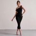Women's Clothing Hot Sale Sexy One Shoulder Oblique Shoulder Slim Curling Temperament Dress_ecoleips.com