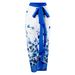 Women's Clothing Retro Printed Swimsuit Conservative One Piece Chiffon Blouse Two Piece Swimsuit Suit_ecoleips.com