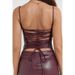 New Foreign Trade Women's Clothing: Sexy PU Slip Dress, Slim Fit, Backless, Strapless, Bodycon, Mid-length Dress With A_ecoleips.com