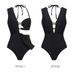 New Black One Piece Swimsuit For Women High End Beach Set_ecoleips.com