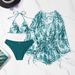 Aria Basics New Cross-Border European And American Bikini Three-Piece Loose Sexy Mesh Two-Piece Swimsuit For Women_ecoleips.com