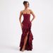 Women's Clothing Spring And Summer New Fashion Sexy Off Shoulder Tube Top Irregular Temperament Dress_ecoleips.com