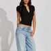 2025 Cross-Border European And American Fashion Women's Spring/Summer New Style Turn-Down Collar Buttoned Slim Fit_ecoleips.com