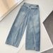 Women's Clothing New Retro Washed Slimming Reversible Deconstructed Denim Banana Pants Two Piece Denim Wide Leg Pants For Women_ecoleips.com