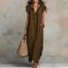 Bohemian Flutter Sleeve Maxi Dress With V-Neck And High Waist, Flowy Cotton Ankle-Length Dress For Beach Wedding Party Vacation_ecoleips.com