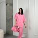 New Crew Neck T-shirt Short-sleeved Trousers Two-piece Casual Macaron Jumper Suit Women_ecoleips.com