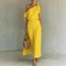 Elegant Off-Shoulder Polka Dot Dress – Flowy Sleeveless Maxi Dress With 3d Print & Elastic Waist – Women's Summer Beach To Party Dress_ecoleips.com