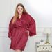 Large Size Long-sleeved Nightdress For Women, Fresh New Sexy Pajamas, Tethered Women's V-collar Loungewear_ecoleips.com