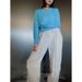 Suitable For All Seasons Designer Women's Jacquard Linen Blend Casual Sweatpants_ecoleips.com