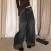 Trendy Patchwork Y2K Retro Leopard Print Wide-Leg Jeans For Women, Versatile Niche American Style Loose Straight Pants_ecoleips.com