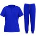 Women Hand Washing Clothes For Elastic Quick Drying Nurse Clothes Split Suits Round Neck Doctor Clothes Hand Washing Clothes_ecoleips.com