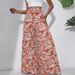 Voya Women's European And American Spring/summer/autumn New Holiday-style Printed Wide-leg Casual Pants_ecoleips.com