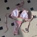 Women's Clothing New Sexy Shiny Pearl T String Bikini Swimsuit Bikini_ecoleips.com