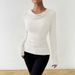 2026 Autumn Bell-sleeve, Drop-neck, Slim-fit For Women, Holiday Style Knit Top_ecoleips.com