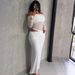 Women's Clothing Summer Long Dress For Women Sexy Mesh Patchwork Sheer Strapless Design With Long Sleeves For Formal & Casual_ecoleips.com