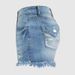 Women's Clothing New Spring Women's Denim Shorts Raw Edge Washed Sexy Fashion Jeans Back Pocket Stab_ecoleips.com