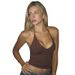 Y25TP041 New Sexy Pure Desire Style Camisole European And American Women's Fashion Y2K Halter Neck Tank Top Hot Girl_ecoleips.com