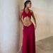 Women's Clothing Style Women's Spring Summer Set Sexy Cropped Pleated Halter Neck Top And Fashionable Elegant Skirt_ecoleips.com