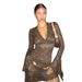 Q23DS591 European American Cross-border Solid Color Lace Hollow Low-neck Long-sleeve Bodycon Dress, Feminine And_ecoleips.com