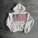 Women's Clothing Retro Y2k Street Patch Embroidery Loose Sports Casual Zipper Hooded Sweatshirt Jacket_ecoleips.com