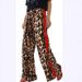 Aria Basics European And American Cross-Border New Casual Women's Internet Celebrity Same Style Leopard Print Patchwork Elegant_ecoleips.com