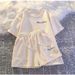 Women's Clothing In Summer Loose White Short Sleeved Shorts Student Two Piece Suit Trendy_ecoleips.com